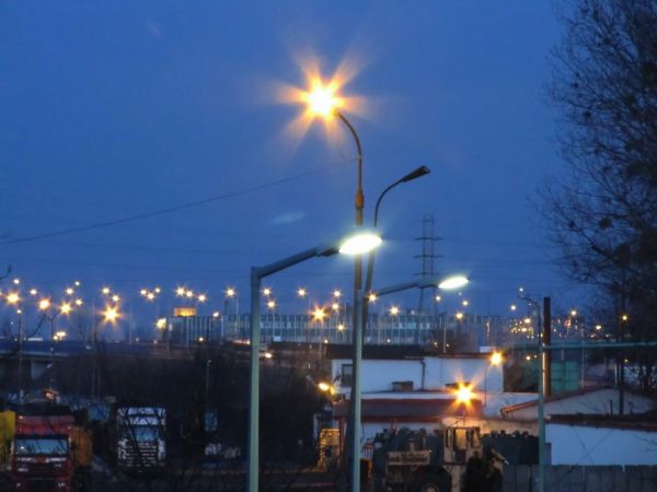 Nocny widok z okna FocusHotel