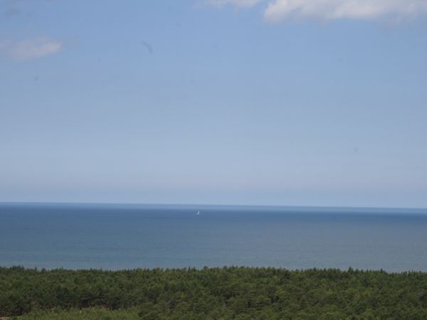 Widok ze szczytu Stilo na Bałtyk