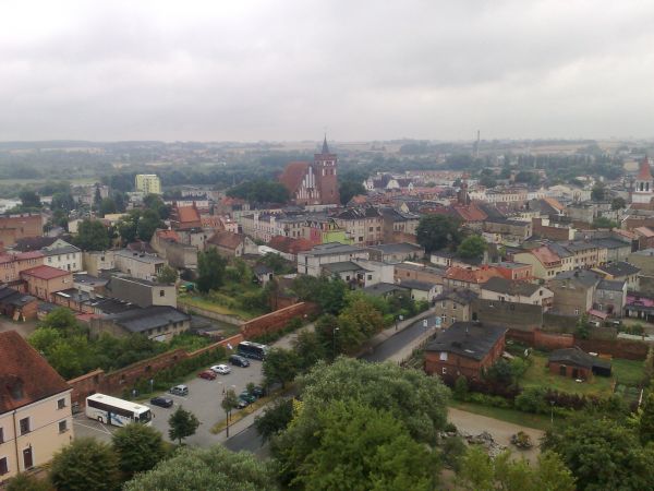 Widok z wieży zamkowej.