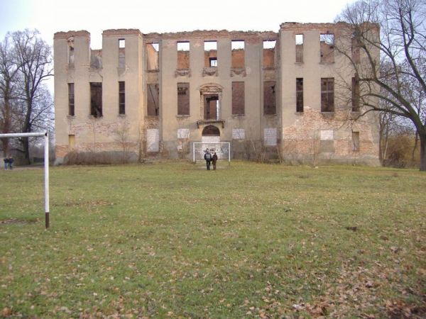 Zamek Joanitów,spalony w 1975.