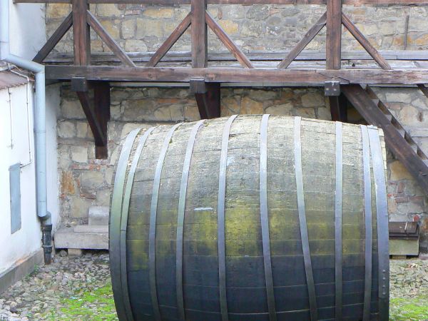 Beczka na wino.
