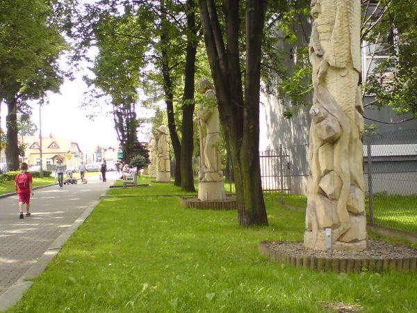 Aleja zbójników w Węgierskiej Górce