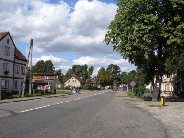 Leszno Górne, widok z ul. Bolesławskiej