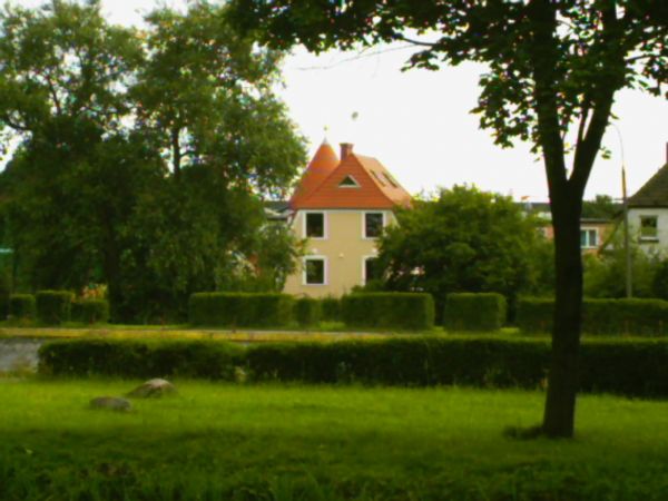 Willa przy ul.9-Maja.widok od strony rzeki Łeby.