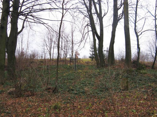 z końcem XIX stulecia stała we wsi - na tym wzgórzu - drewniana cerkiew parafialna, do której uczęszczali wierni również z Bażanówki, Długiego, Zarszyna i Posad