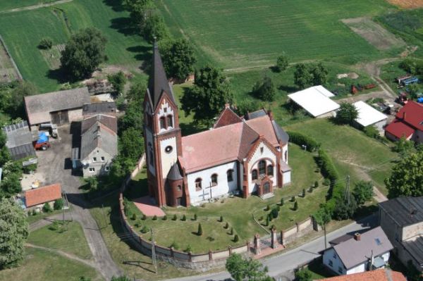 Kościół z lotu ptaka