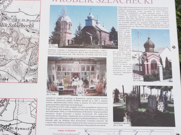 plansza - z całym bogactwem dziejów regionalnych, znakomite i starannie  opracowane kompendium wiedzy o historii i zabytkach a zarazem zaproszenie do zwiedzania