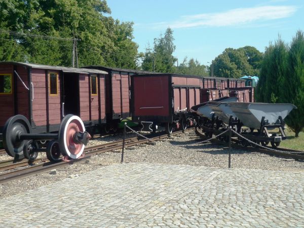 Bogate i różnorodne Muzeum Kolei Wąskotorowej . Jedyna na ziemiach polskich o rozstawie szyn tylko 60 cm.