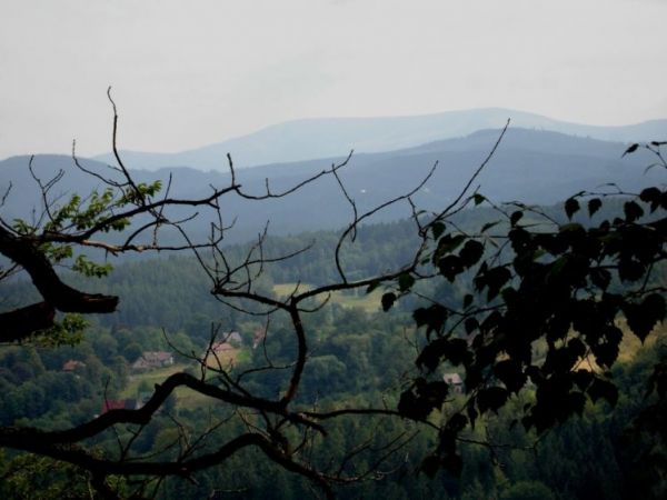Widok z zamku Chojnik.