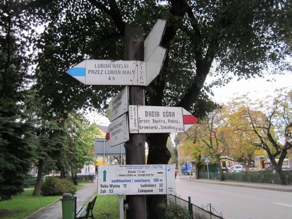 Drogowskazy turystyczne-Rynek