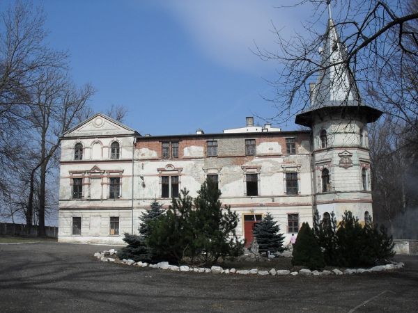 Pałac Muenchhausenów - widok przed rozpoczęciem remontu