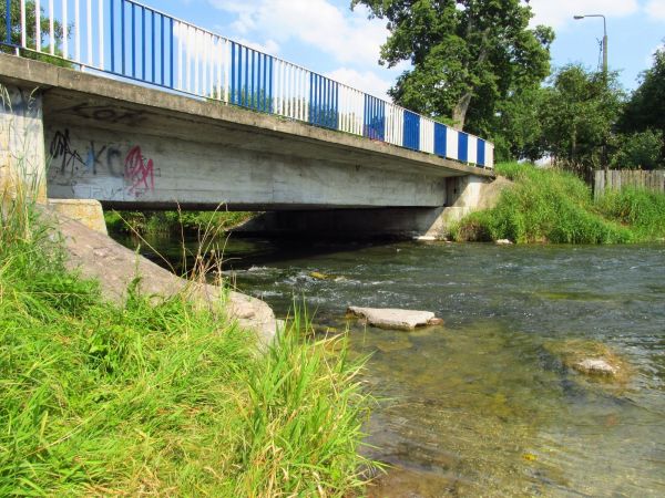 Centrum wsi Borsk na Kaszubach