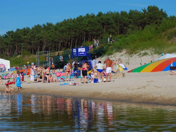 Piękna plaża w Międzywodziu