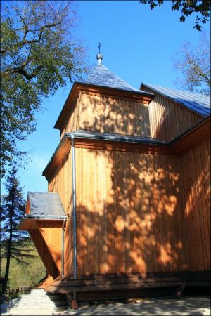 Cerkiew św. Dymitra w Kuźminie - drewniana  cerkiew greckokatolicka . Została zbudowana w 1814 r. Obecnie użytkowana jest jako kościół rzymskokatolicki pw. Matk