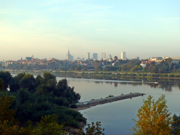 Panorama lewobrzeżnej Warszawy
