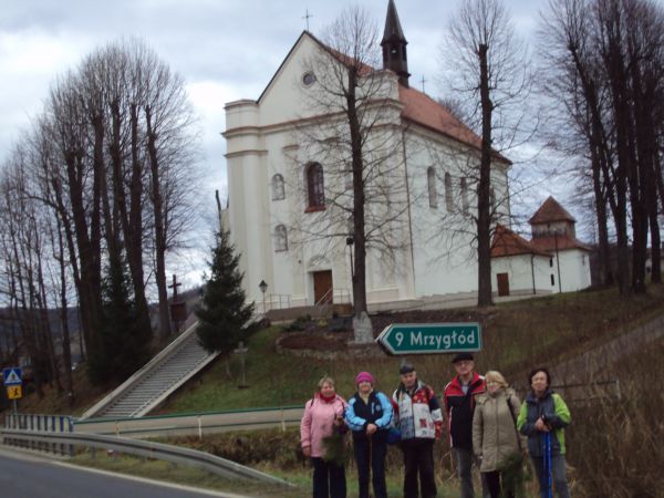 od strony wsi Mrzygłód /jest galeria - zapraszam/ przyszliśmy i jesteśmy na poboczu drogi krajowej: Sanok  - Przemyśl /a jej dokładniejszy opis przy galerii wsi