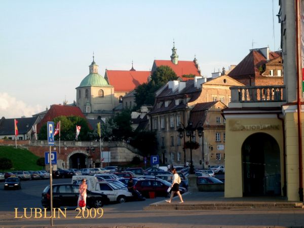 Widok z Podzamcza na Stare Miasto