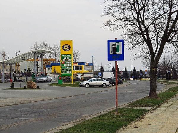 Stacja paliw przy ul. Krasickiego