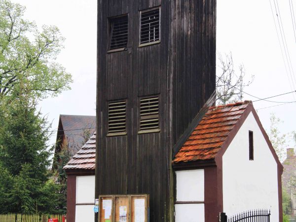 REMIZA OSP - DOBRZE ZACHOWANA SUSZARNIA (wieża) WĘŻY POŻARNICZCH