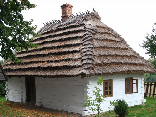 Skansen w Markowej - chałupa biedniacka
