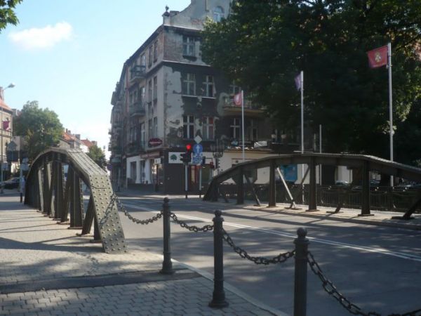 Jeden ze starych mostów Kalisza.