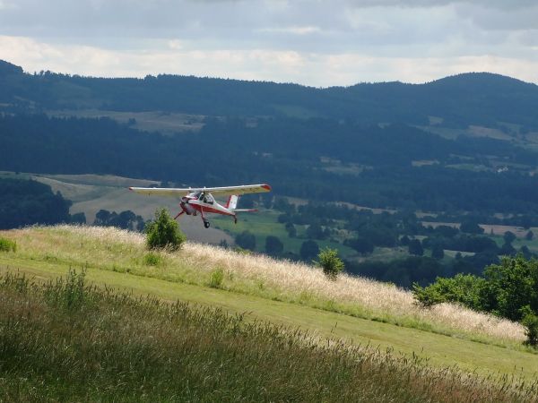 Wilga podchodzi do lądowania