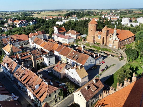 Wschodnia część Reszelskiej Starówki-widok z wieży kościoła.2011-08-05