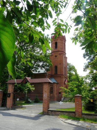 Kościółek pod wezwaniem Miłosierdzia Bożego przy ul. Księdza Skorupki.