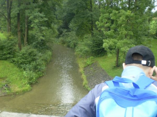 Rzeka Cedron w Kalwarii Zebrzydowskiej