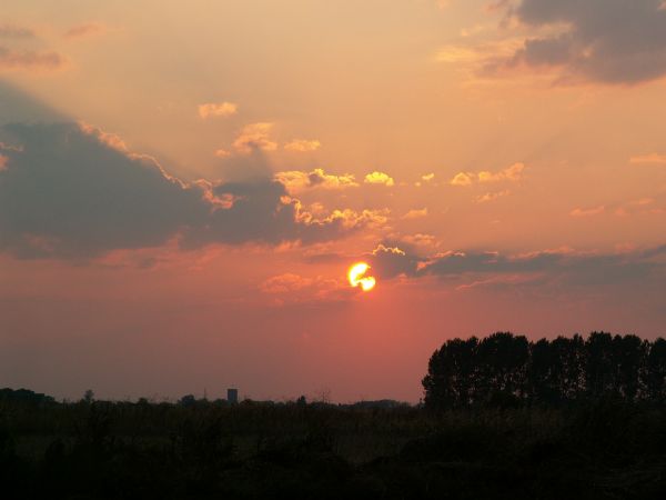 Zachód słońca nad Bródzkami