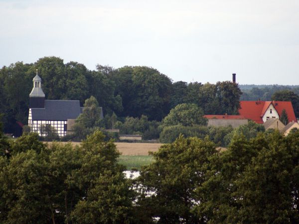 Widok na Sławianowo od strony Bługowa