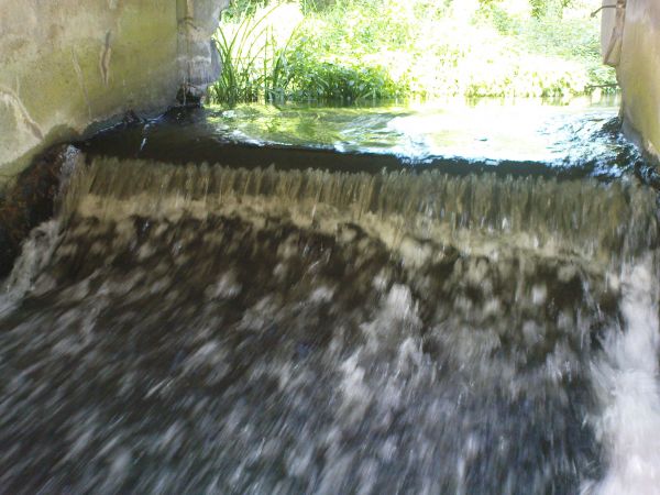 Zdjęcie zrobione pod mostem