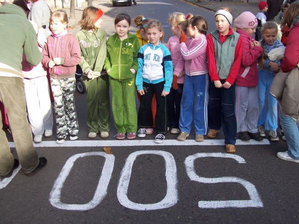 Bieg Niepodległości na 500m dla dzieci.