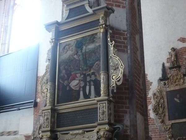 Epitafium Wawrzyńca Fabriciusa  z 1579r.