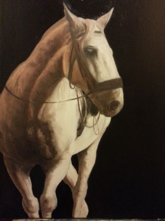 Droblin obraz olejny namalowala Elzbieta Maluch Miechowicz