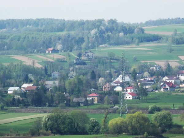 Centrum Przybówki w krajobrazie.
