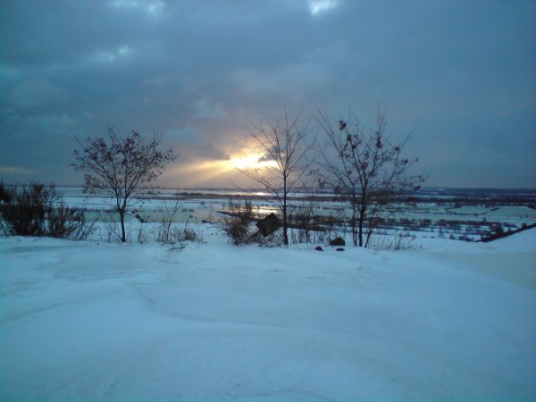 Zimowy widok na Rewę.