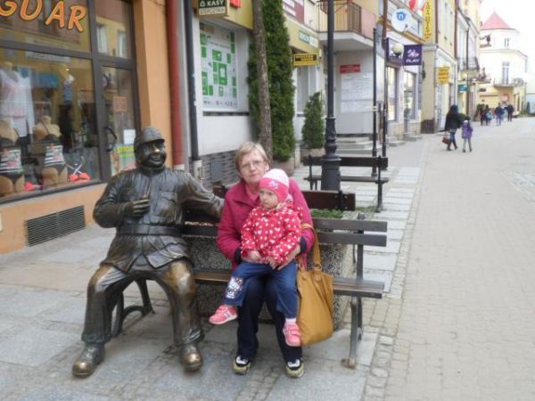 Ławeczka Dobrego Wojaka Szwejka.