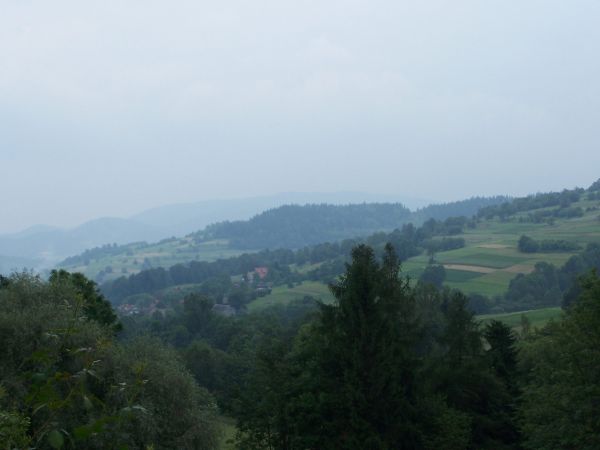 Widok na Skomielną z roli Walczaki