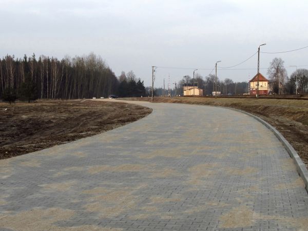 Budowa nowej drogi dojazdowej do zakładu płyt pilśniowych STEICO