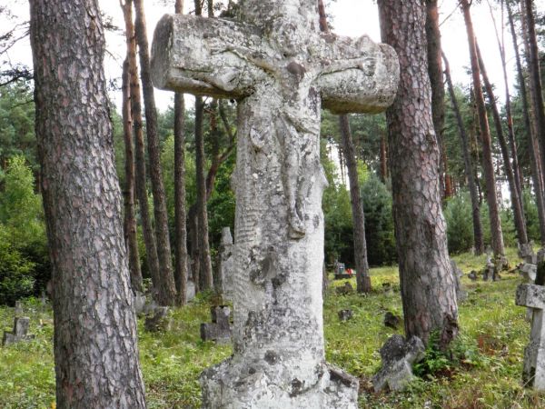 Zabytkowy cmentarz grecko-katolicki w Gorajcu . Na cmentarzu znajduje się kaplica grobowa  rodziny  Brunickich  , właścicieli okolicznych ziem.  Znajduje się na