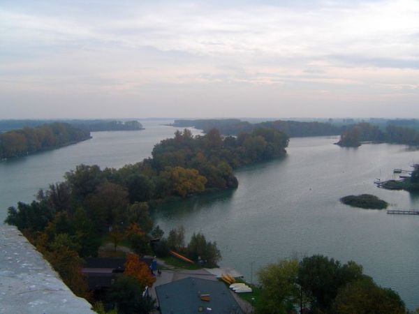 Kruszwica. Widok na j. Gopło