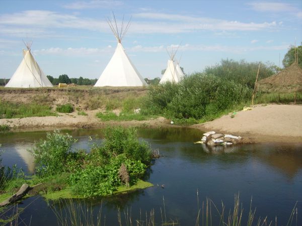 Wioska indiańska nad Liwcem