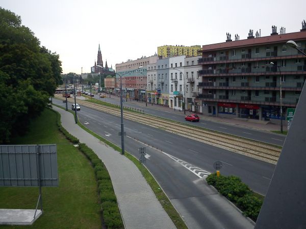 Dąbrowa Górnicza-Ulica Jana III Sobieskiego.