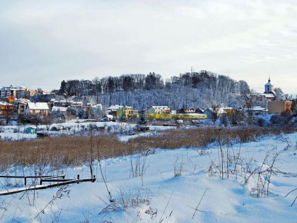 Dzierzgoń - panorama zimowa