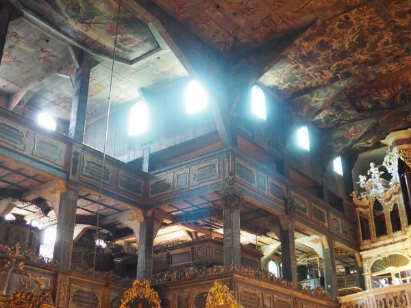 Kościół Pokoju - z Listy UNESCO, wewnątrz.