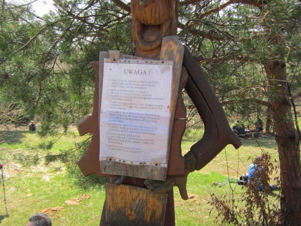 Rzeźba przy Bacówce