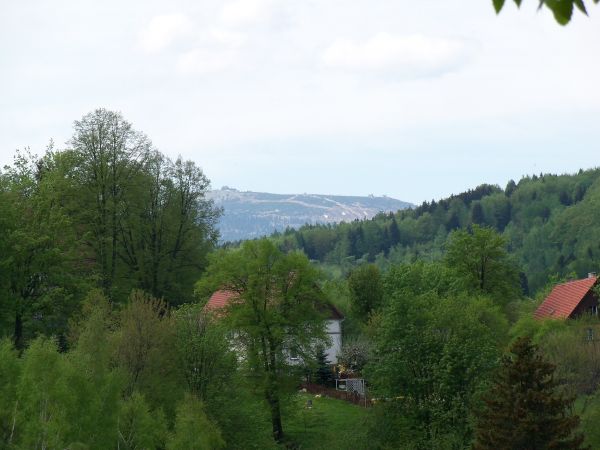 Szrenica i Końskie Łby widziane z Jagniątkowa
