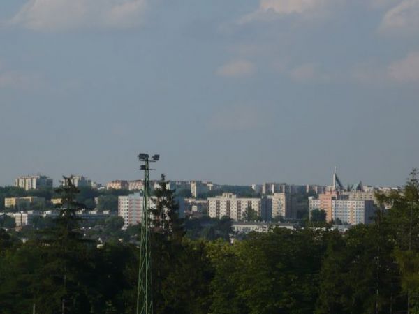 Panorama Częstochowy z murów obronnych.