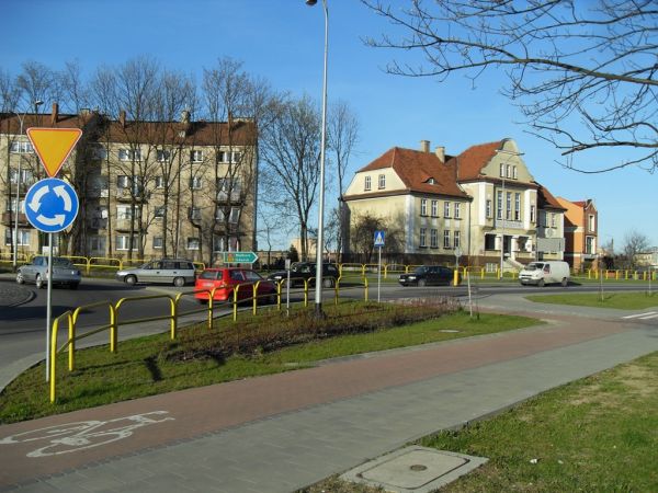 Wylot z Ronda Wałaszewskiego w kierunku Tczewa i ulicy Gdańskiej